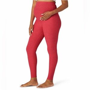 Beyond Yoga Spacedye Bright Pink Maternity Leggings